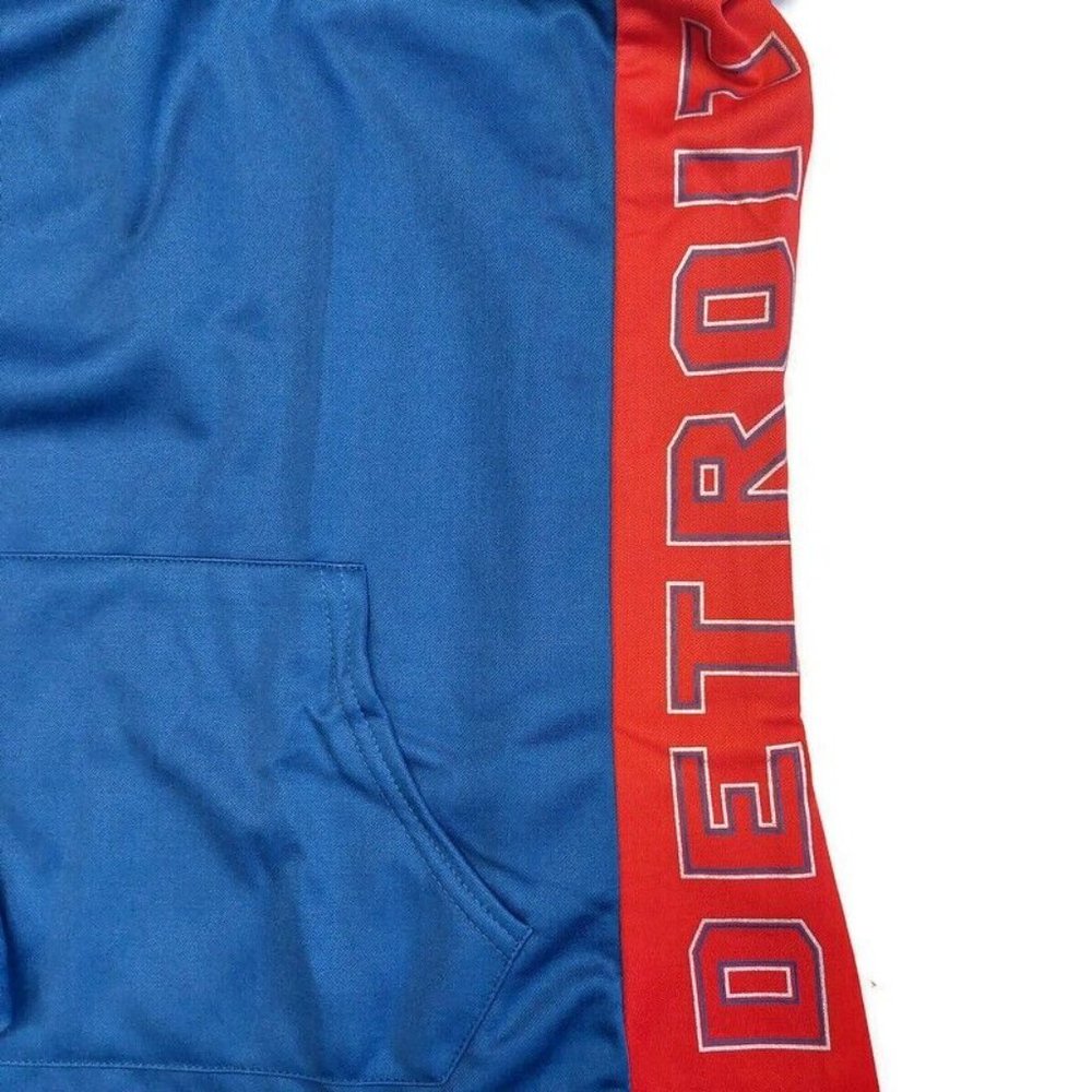 NBA Detroit Pistons Hands High Womens Size S MVP Quarter Zip Pullover Royal - Picture 3 of 7